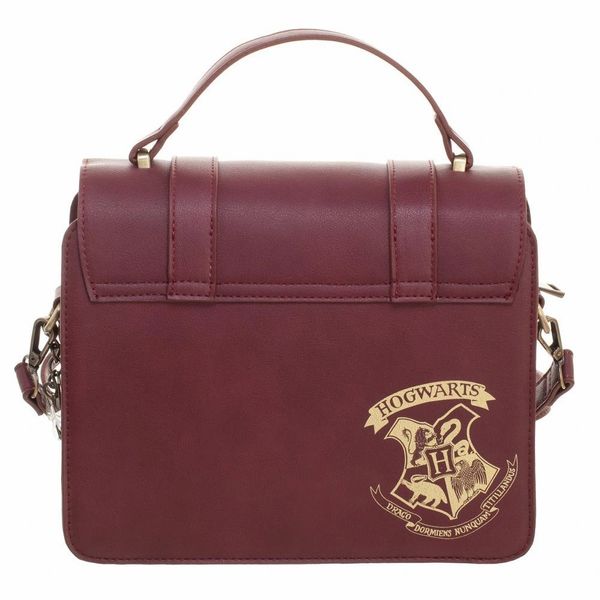 Harry Potter Hogwarts Maroon Satchel Handbag