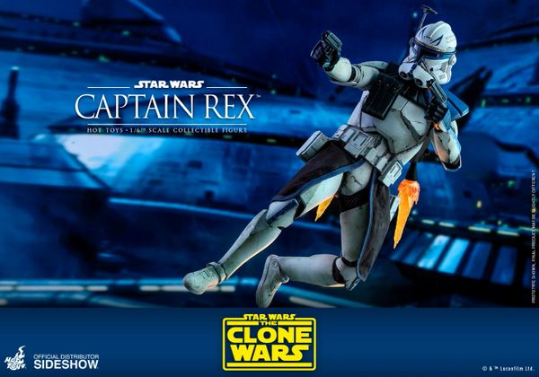 Star Wars Clone Captain Rex 1/6th Scale Figure by Sideshow Hot Toys