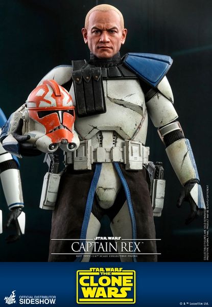 Star Wars Clone Captain Rex 1/6th Scale Figure by Sideshow Hot Toys