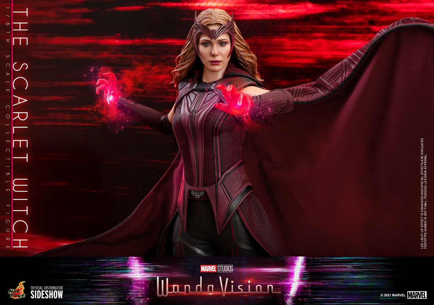 The Scarlet Witch (WandaVision) Marvel 1:6 Scale Figure by Hot Toys