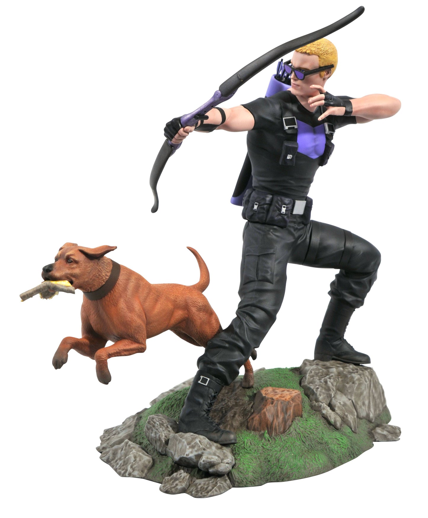 Hawkeye and Pizza Dog (Comic Ver.) Marvel Gallery Statue