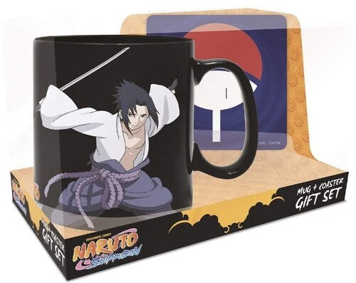 Load image into Gallery viewer, Sasuke (Naruto Shippuden) Mug and Coaster Gift Set
