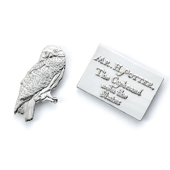 Hedwig and Hogwarts Letter Pin Set