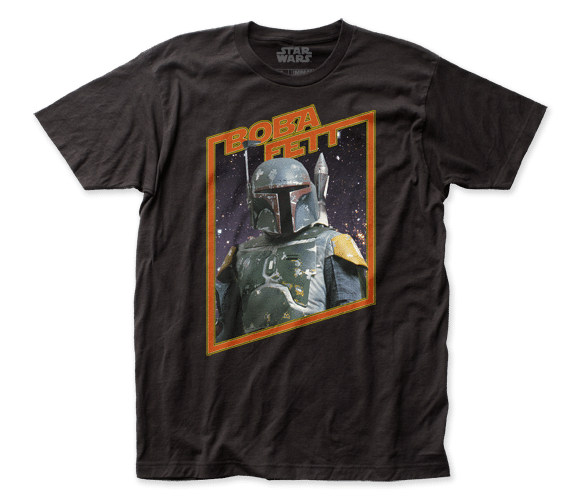 Load image into Gallery viewer, Boba Fett Retro Frame (Star Wars: The Empire Strikes Back) Black Unisex Shirt
