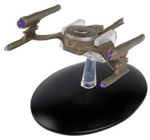 Load image into Gallery viewer, Star Trek The Official Starship Collection Gorn Starship by Eaglemoss  The Gorn Starship was a warp-capable vessel with enormous destructive power and was highly protected by unique deflector screens. It attacked the U.S.S. Enterprise with disruptor weapons after luring it in with false signals.   This model is die-cast, hand-painted, and comes with an in-depth magazine featuring product artwork and highlighting the ship&amp;#39;s history and design.
