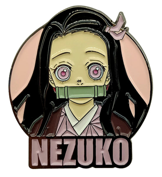 Load image into Gallery viewer, Nezuko Demon Slayer Enamel Pin
