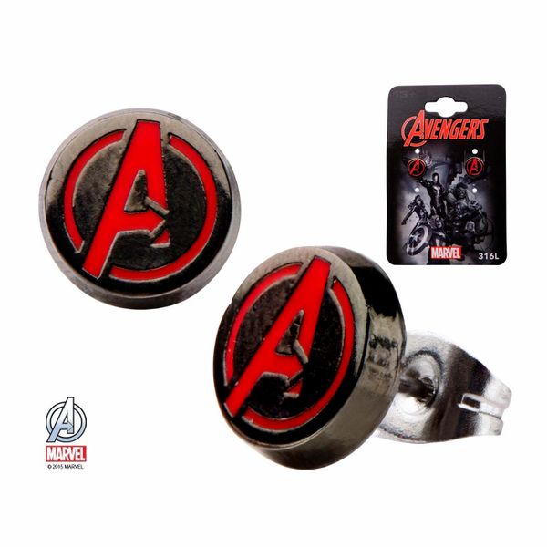 Avengers Enamel Stud Earrings