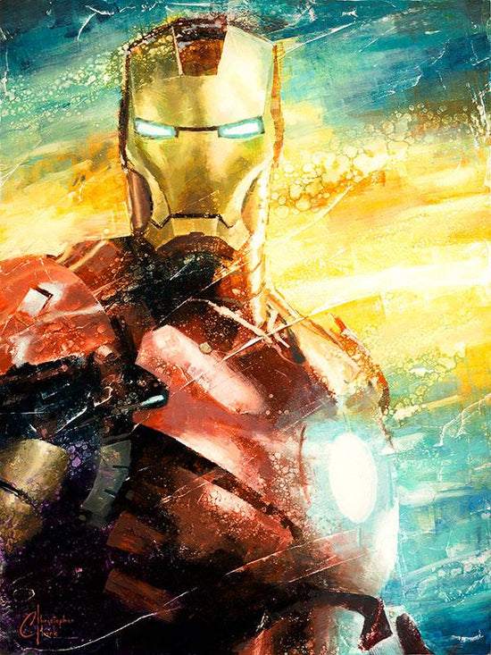 Load image into Gallery viewer, I am Iron Man Art Print by Christopher Clark
