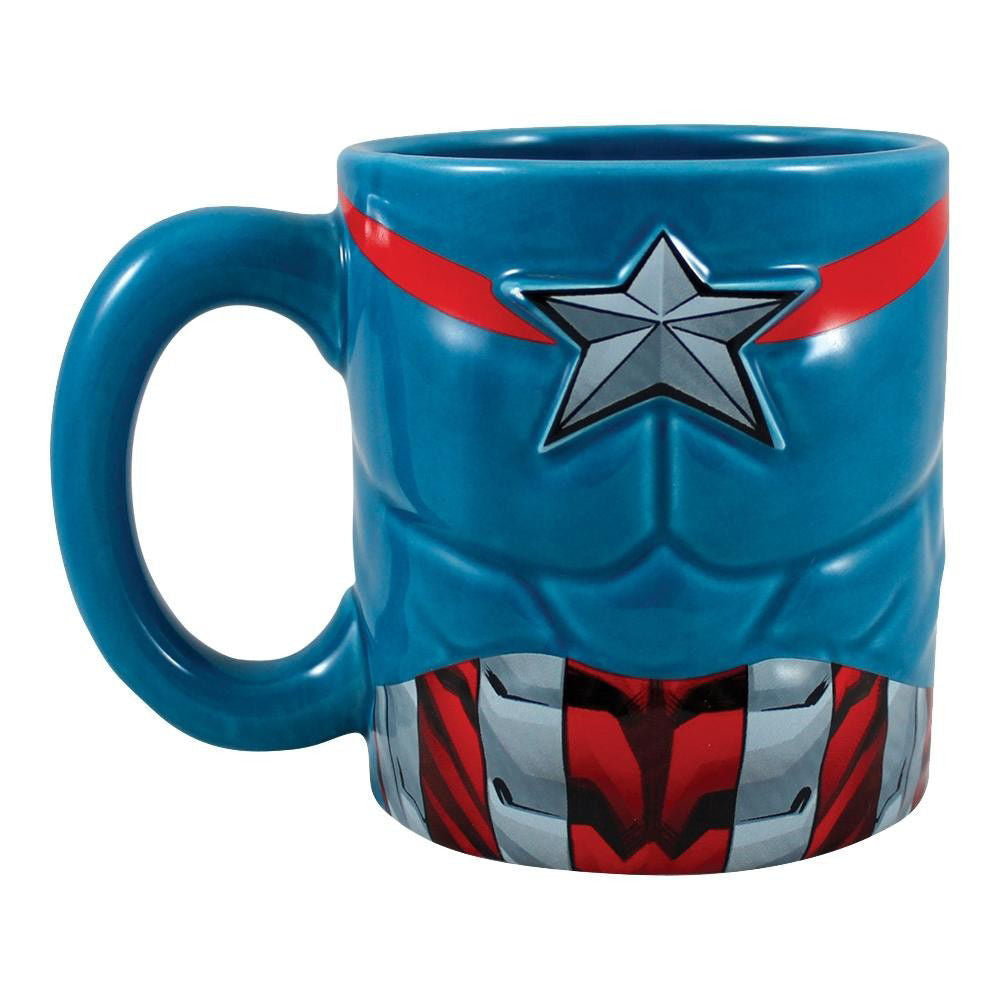 Load image into Gallery viewer, Captain America Marvel 20 oz. Sculpted Mug
