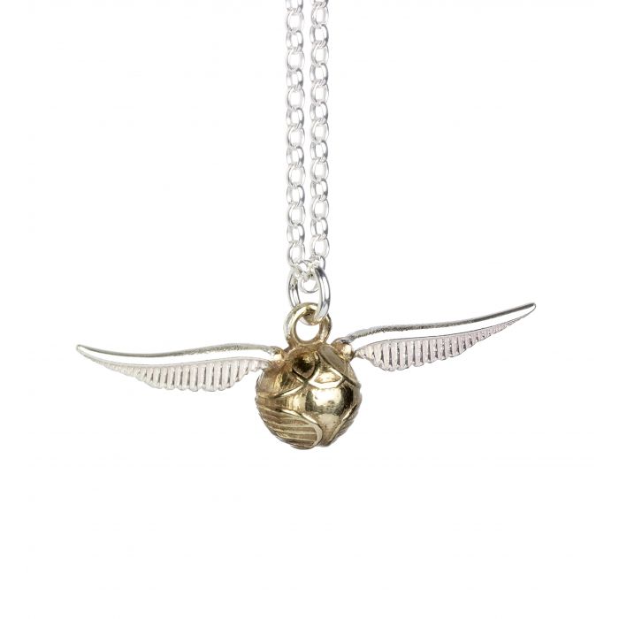 Golden Snitch Sterling Silver Necklace