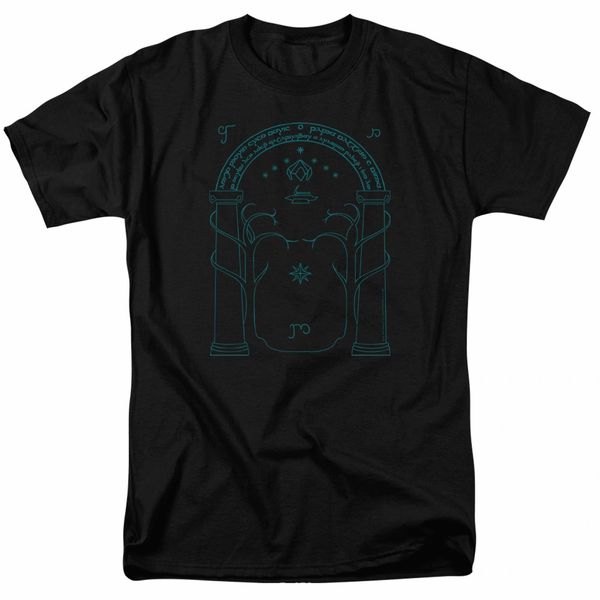 Doors of Durin (Lord of the Rings) Unisex Black Shirt