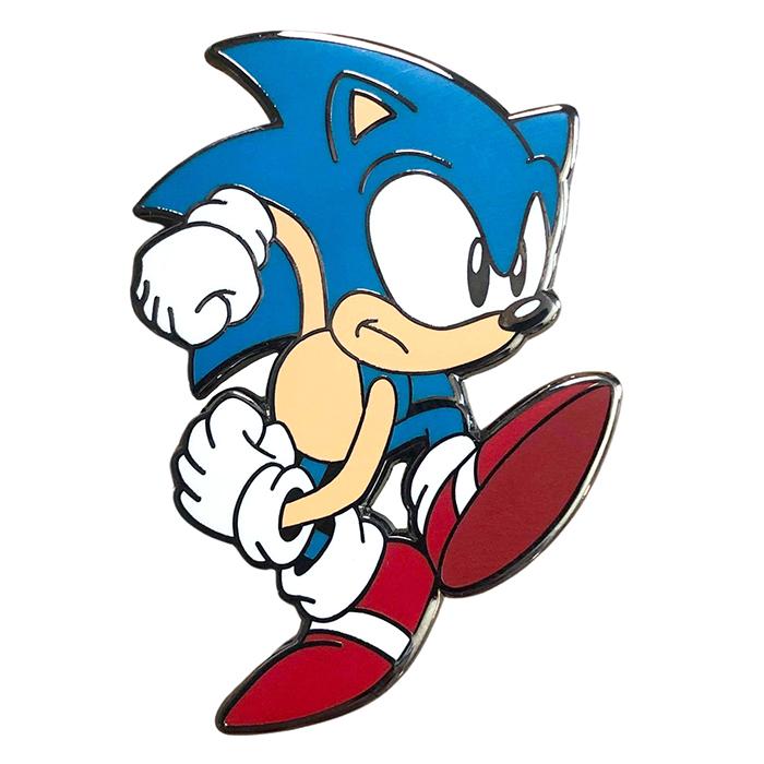 Speedy Sonic (Sonic The Hedgehog) Classic Enamel Pin