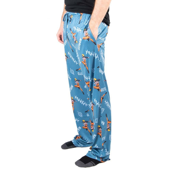 Naruto Run (Naruto Shippuden) AOP Print Blue Unisex Lounge Pants