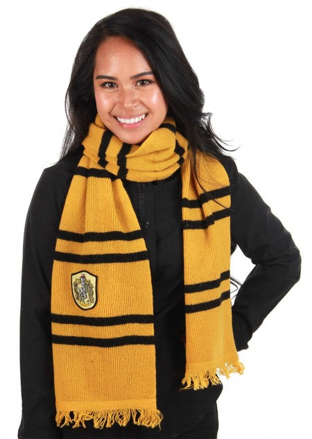Hufflepuff Hogwarts House (Harry Potter) Lambs Wool Knit Scarf