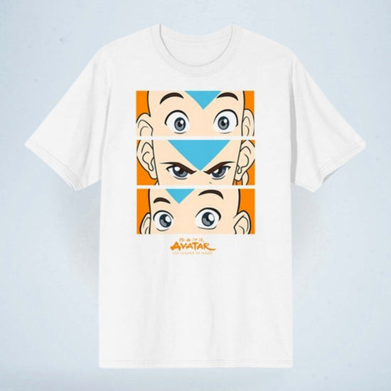 Load image into Gallery viewer, Aang Eyes (Avatar: The Last Airbender) Unisex White Shirt
