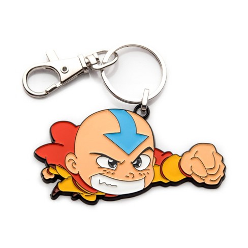 Load image into Gallery viewer, Aang Flying (Avatar: The Last Airbender) Chibi Metal Keychain
