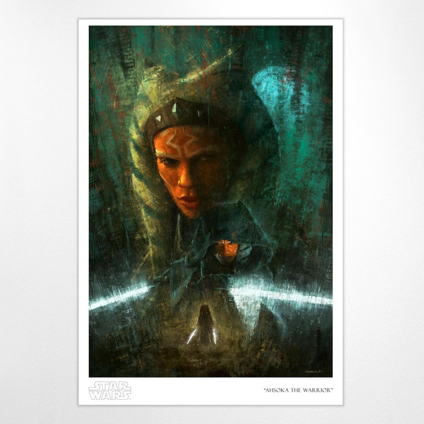 Load image into Gallery viewer, Ahsoka The Warrior (Star Wars: The Mandolarian) Premium Art Print
