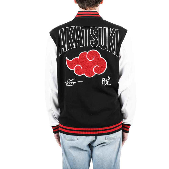 Akatsuki Naruto Embroidered Letterman Jacket