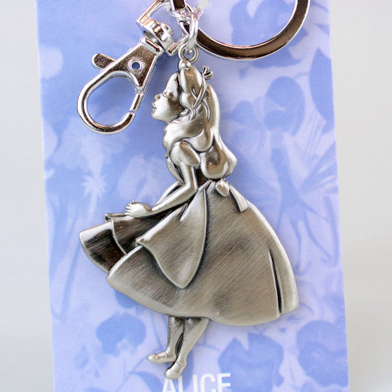 Alice (Alice in Wonderland) Disney Large Pewter Keychain