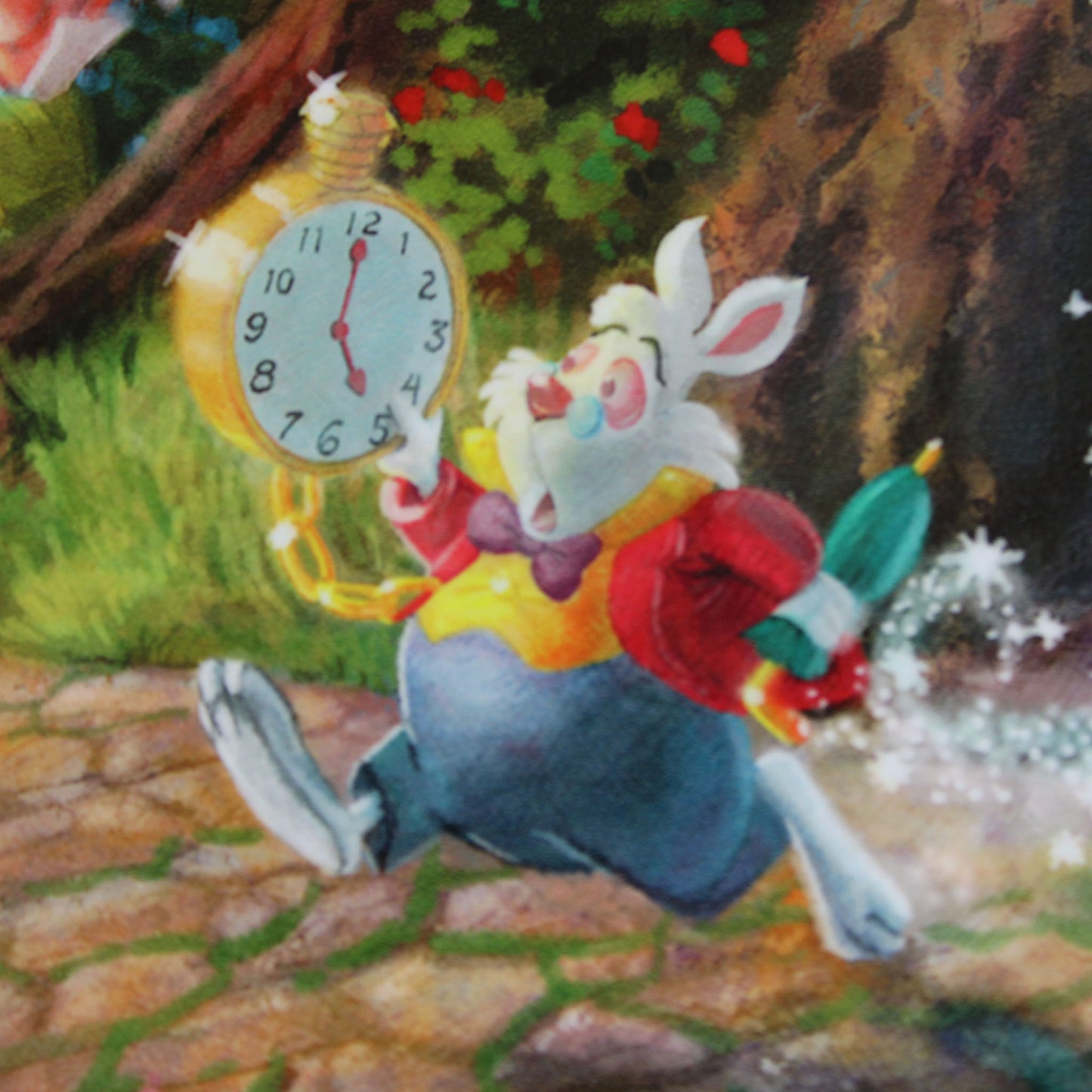 Alice in Wonderland (Disney) Thomas Kinkade Framed Art Print
