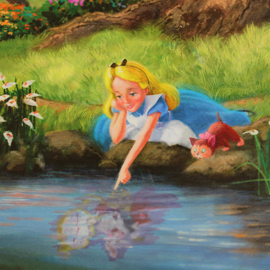 Alice in Wonderland (Disney) Thomas Kinkade Framed Art Print