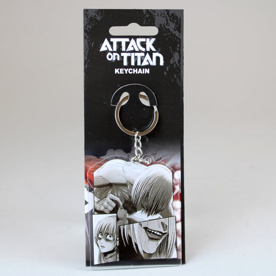 Armin & the Female Titan (Attack on Titan) Manga Panel Keychain