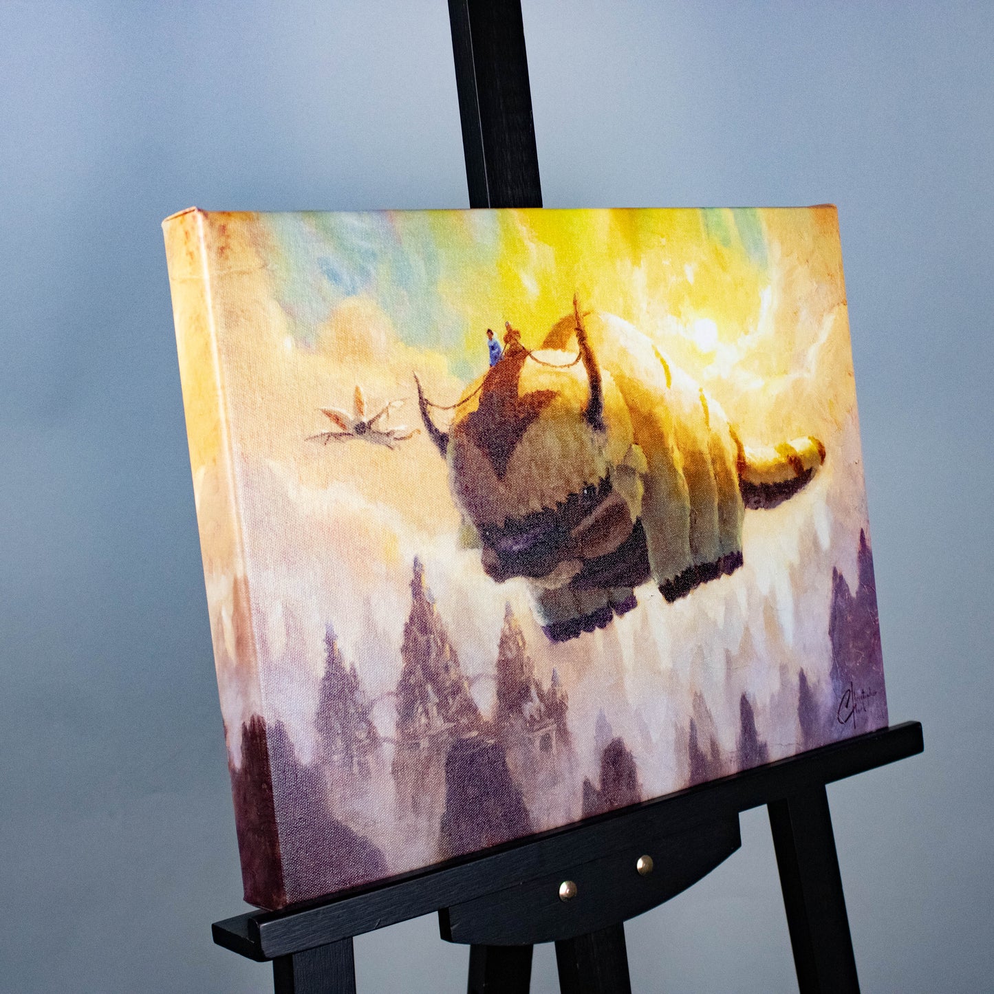 Load image into Gallery viewer, Appa &amp;quot;Yip Yip!&amp;quot; (Avatar: The Last Airbender) Premium Art Print
