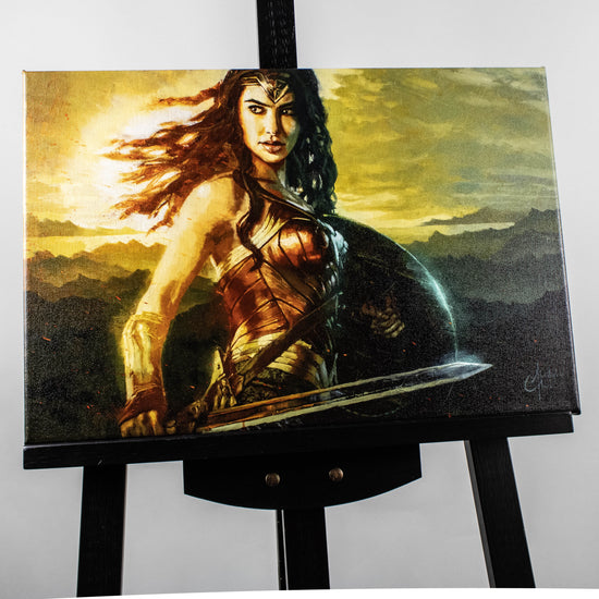 Load image into Gallery viewer, Wonder Woman &amp;quot;Horizon&amp;quot; (DC Comics) Premium Art Print
