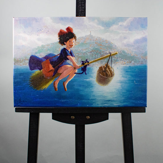 Kiki's Delivery Service (Studio Ghibli) Premium Art Print
