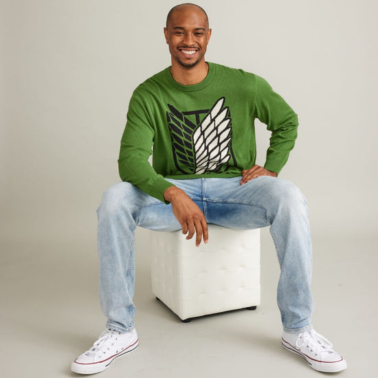Load image into Gallery viewer, Scout Regiment (Attack on Titan) Holiday Fleece Sweater
