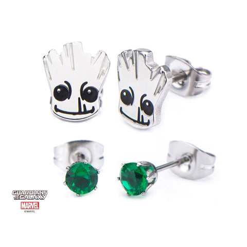 Load image into Gallery viewer, Baby Groot (Guardians of the Galaxy) Marvel Stud Earring Set

