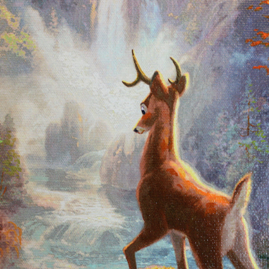Load image into Gallery viewer, Bambi &amp;quot;Bambi&amp;#39;s First Year&amp;quot; (Disney) Wrapped Canvas Art Print
