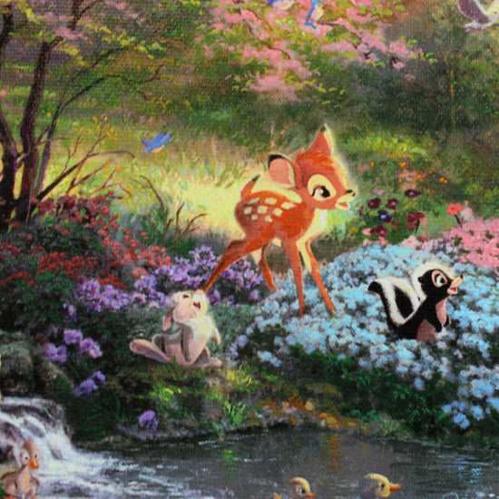 Bambi "Bambi's First Year" (Disney) Wrapped Canvas Art Print