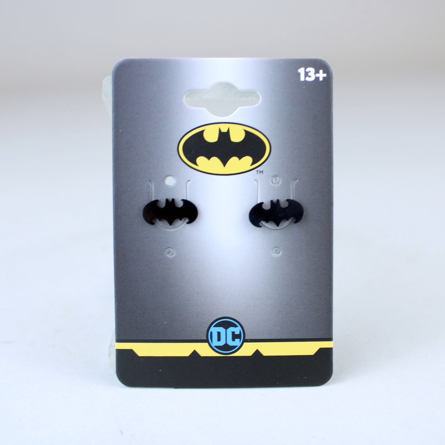 Load image into Gallery viewer, Batman (DC) Logo Cut Out Stud Earrings
