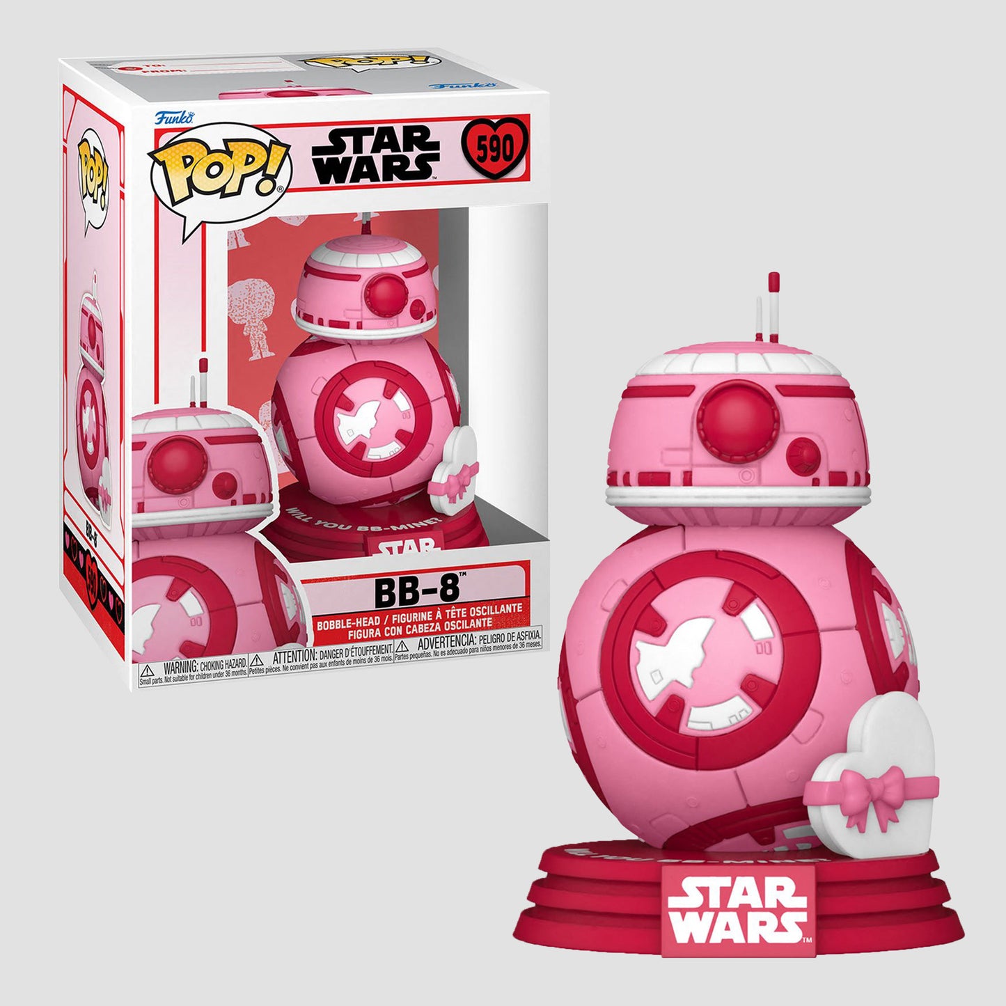BB-8 (Star Wars) Valentine's Day Funko Pop!