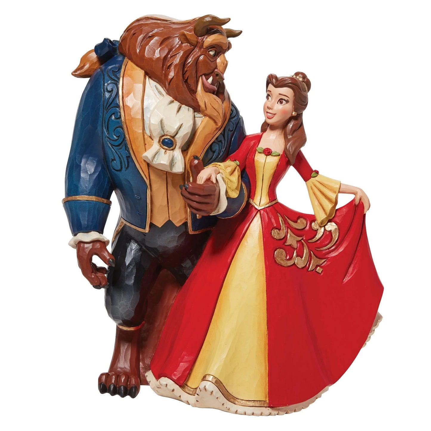 Beauty and the Beast An Enchanting Christmas Statue