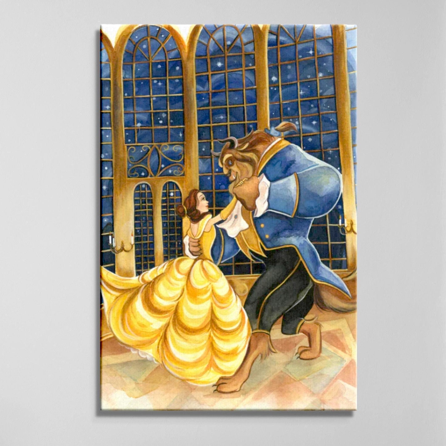 Beauty and the Beast "Tale as Old as Time" Disney Watercolor Art Print