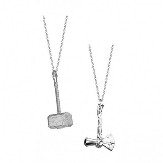 Mjolnir and Stormbreaker (Thor: Love and Thunder) Friendship Necklace Set