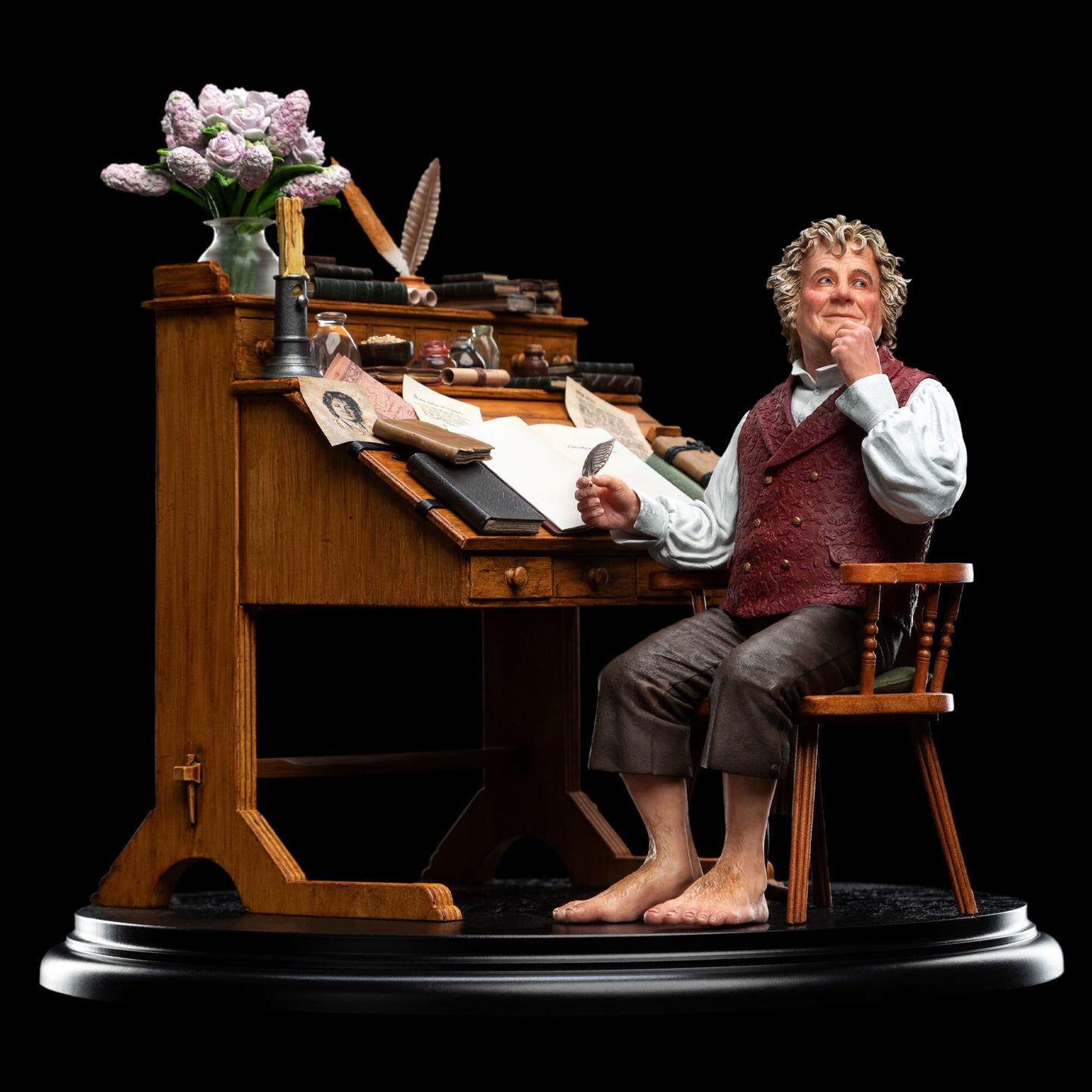 Bilbo Baggins at His Desk (Lord of the Rings 20th Anniversary) 1:6 Scale Statue