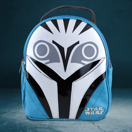 Load image into Gallery viewer, *Clearance* Bo-Katan Helmet (Star Wars: The Mandalorian) Mini Backpack
