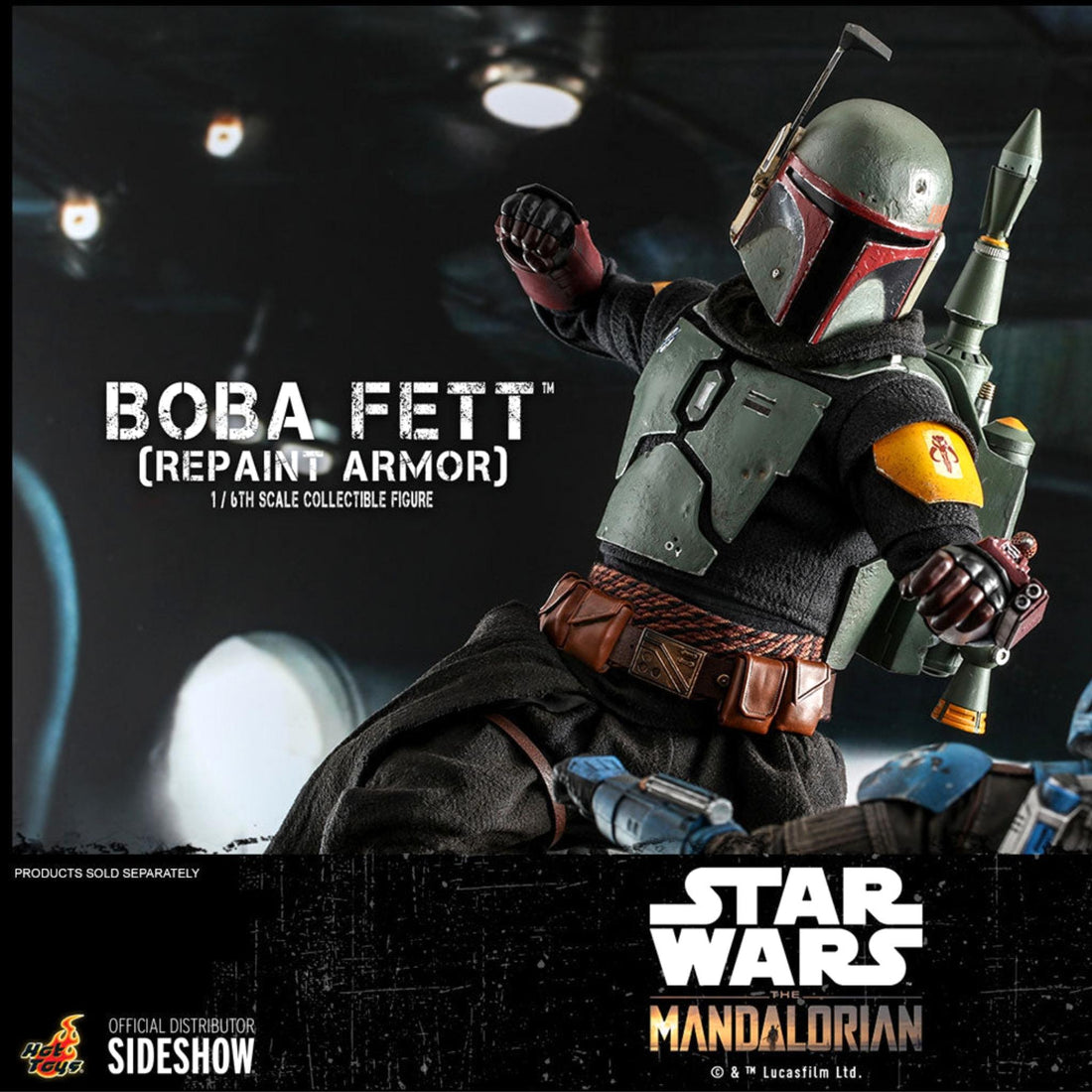 Boba Fett (Repaint Armor) Star Wars: The Mandalorian 1:6 Figure By Hot ...