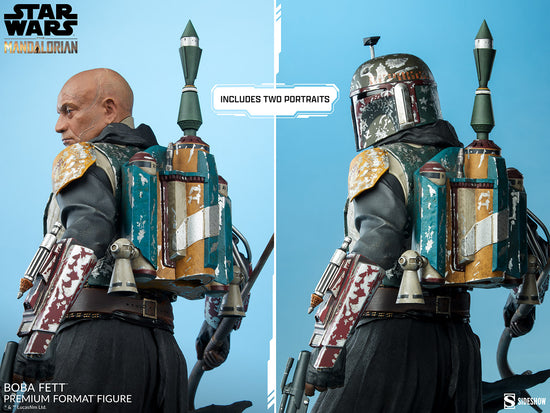 Load image into Gallery viewer, Boba Fett (Star Wars: The Mandalorian) Premium Format Statue by Sideshow
