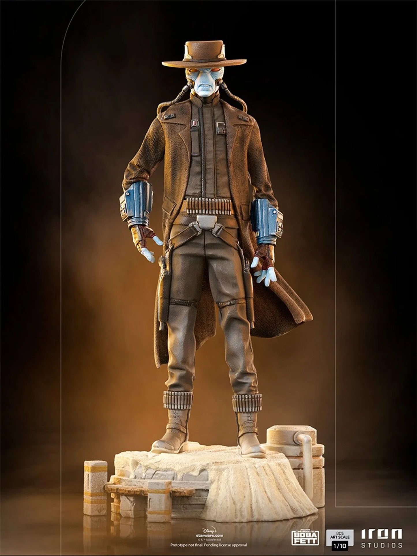 Cad Bane Star Wars Statue by Iron Studios