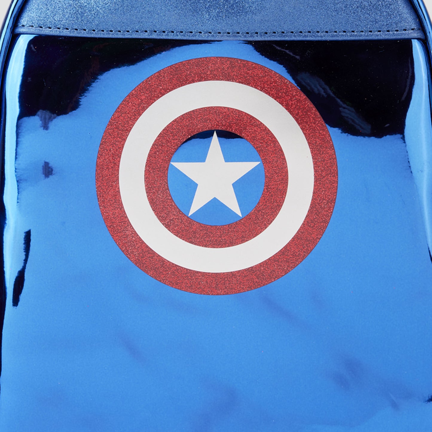 Captain America (Marvel) Metallic Cosplay Mini Backpack by Loungefly