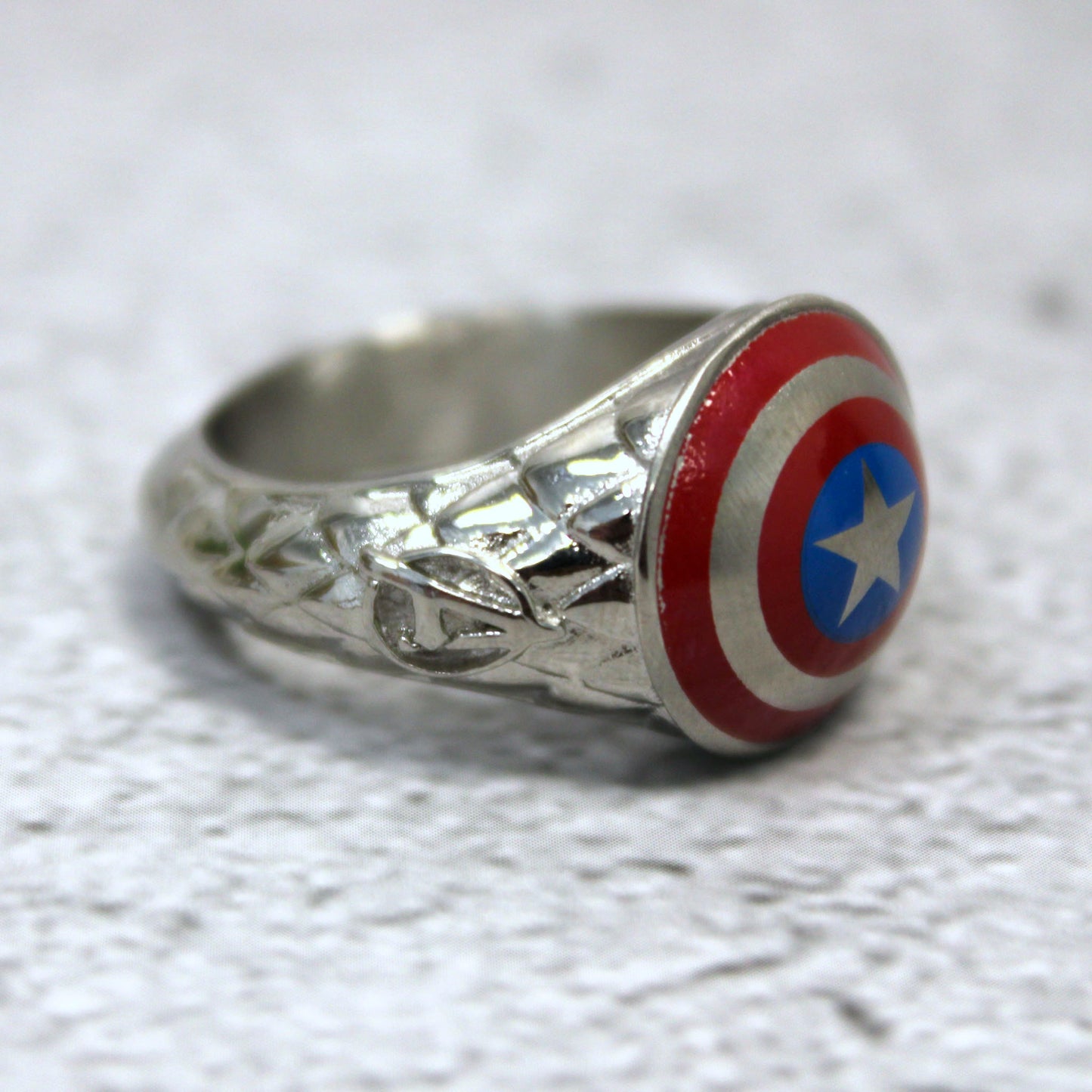 Captain America Shield (Marvel) Avengers Ring