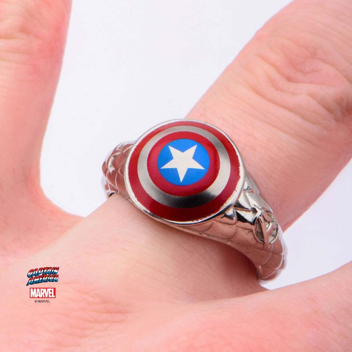 Captain America Shield (Marvel) Avengers Ring