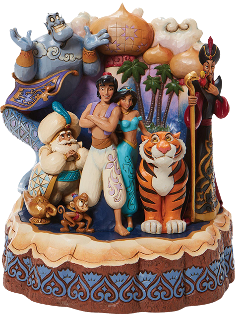 Load image into Gallery viewer, Aladdin &amp;quot;A Wondrous Place&amp;quot; Jim Shore Disney Traditions Statue

