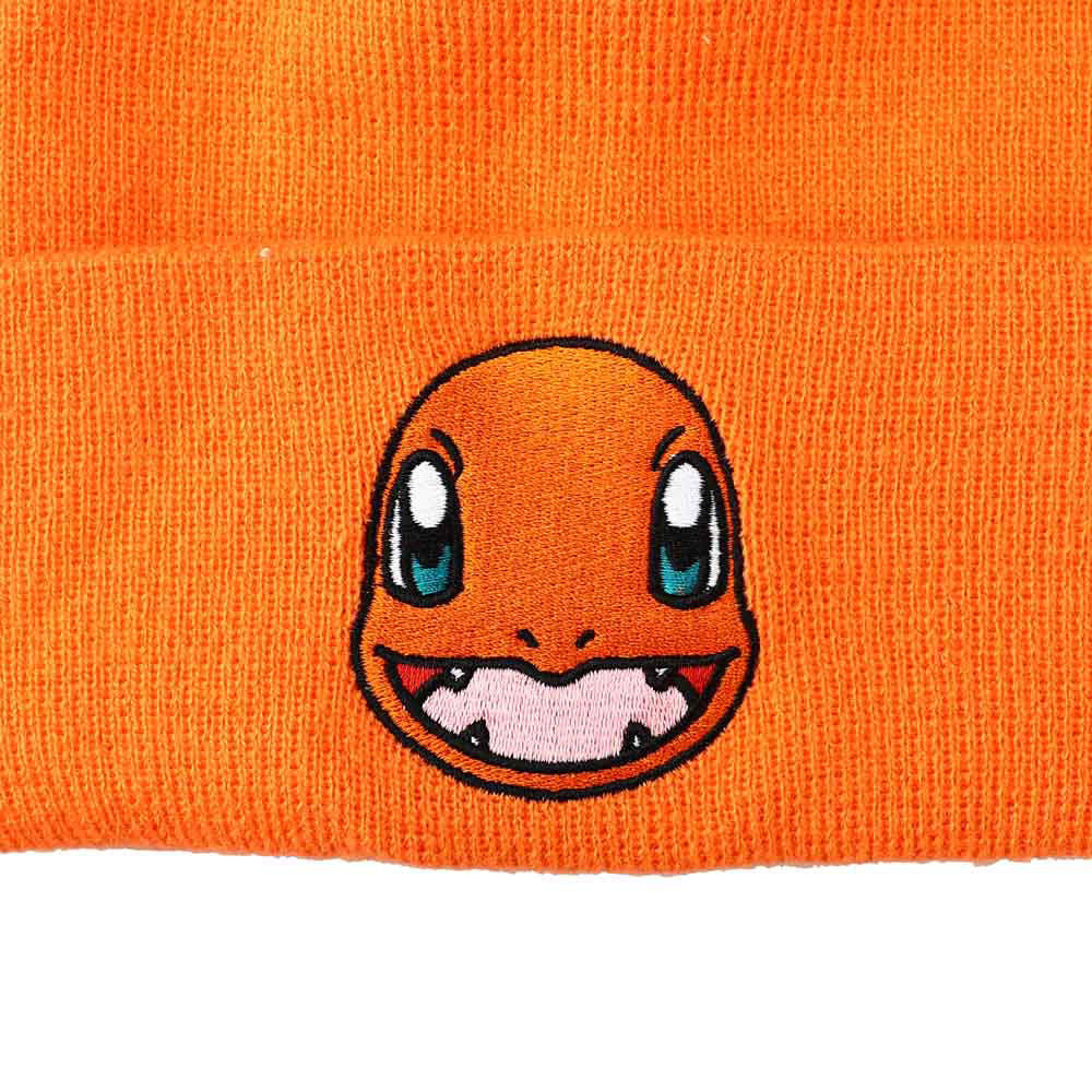 Charmander (Pokémon) Embroidered Cuff Beanie Hat