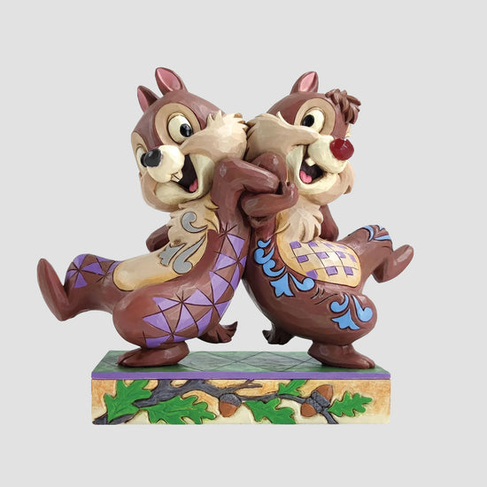 Chip & Dale "Mischievous Mates" Jim Shore Disney Traditions Statue