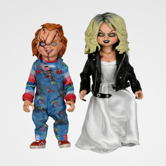 Load image into Gallery viewer, Chucky and Tiffany (Bride of Chucky) 5.5&amp;quot; Clothed Action Figure Set
